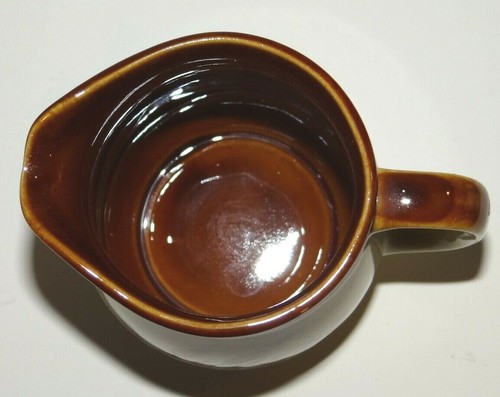 Wheat Pattern Sugar Bowl & Creamer Brown & Tan JAPAN Stoneware Pottery Vintage - Picture 12 of 12
