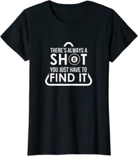 Billiards Accessories Snooker Pool Clothes Fun Design Ladies' Crewneck T-Shirt