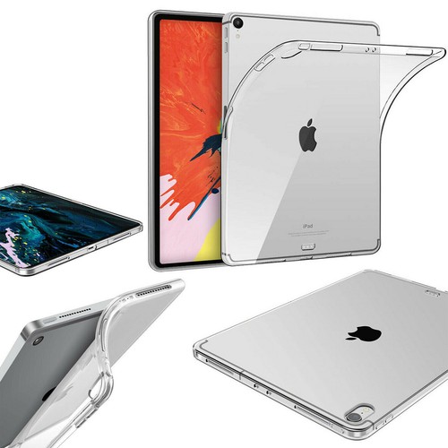 Für Apple iPad 10 10.9 9 8 7 Air Mini PRO 12.9 11 Durchsichtig Weich Silikon Hülle Cover - Bild 5 von 7