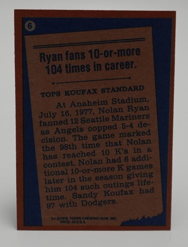 1978 TOPPS BASEBALL - PICK/CHOOSE YOUR CARD - #1-249 - BUY MORE = SAVE MORE - Picture 5 of 5