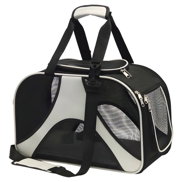 Nobby Tragetasche Swing Cream/Schwarz Hunde Bis 8 Kg 46X22X30 Cm Transport-image