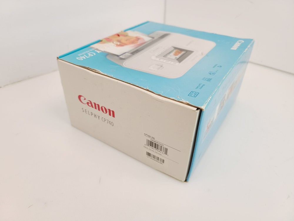 Canon SELPHY CP740 Compact Portable Photo Printer with AC Adapter CD Manual