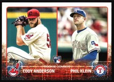 2015 Topps Update Cody Anderson / Phil Klein RC    #US52