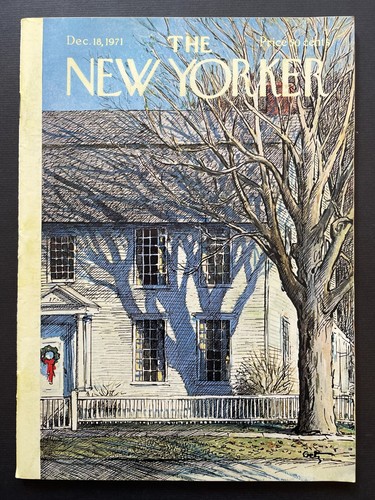 5 VTG New Yorker Magazine November and December 1971 Complete Issues VG to VG+ - Picture 5 of 6