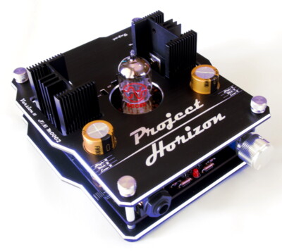 G1217 PROJECT HORIZON III TUBE HEADPHONE AMPLIFIER PRE AMP US BUILT CNC CHASSIS