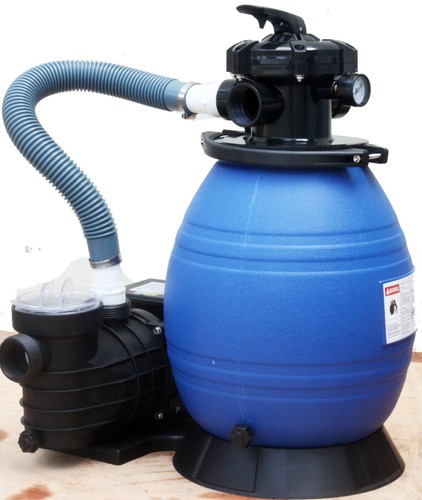 12" Sand Filter & Water Pump System 4 Above Ground Swimming Pool Soft Side Intex - Picture 2 of 8