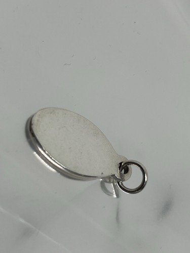 Charm ovale Tiffany & Co. in argento sterling "Please Return To" - solo ciondolo - Foto 14 di 18