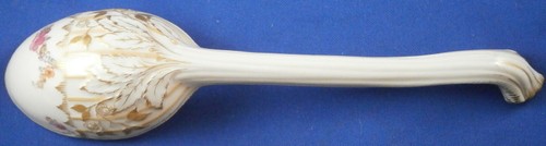 KPM Berlin Porcelaine Reliefzierat Stabrelief Serving spoon Porzellan Löffel - Photo 6 sur 8