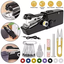 Mini DIY Portable Sewing Machine Electric Tailor Stitch Handheld Cordless Kit