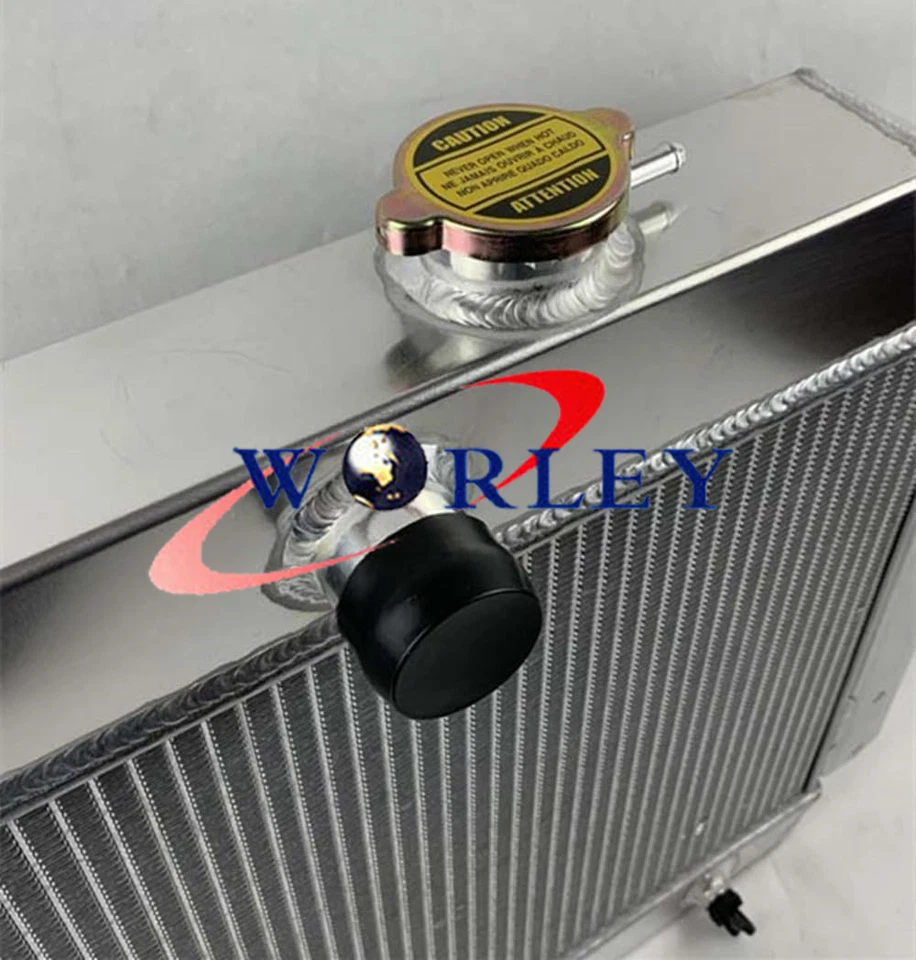 3 ROW 适用于 1951 1952 年 1953 年 Willys Aero Ace Aero Comet Aero Eagle 铝散热器 — 第 4/4 张图片