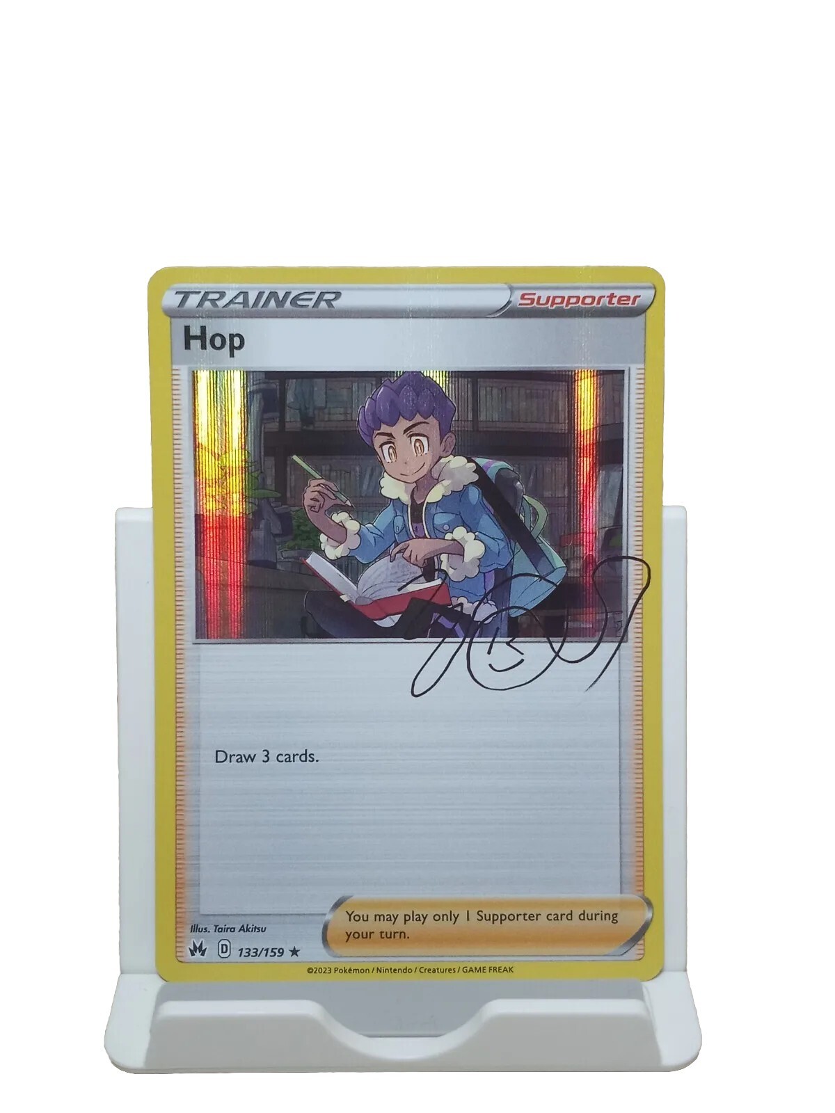 Hop 133/159 Holo Rare Crown Zenith Pokemon TCG Card Trainer