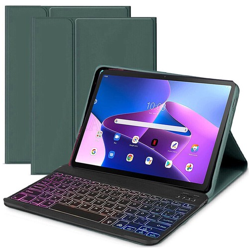 QWERTZ Tastatur Maus Hülle Case Für Lenovo Tab M10 Plus 3rd Gen P11 Pro P11 Plus - Bild 55 von 60
