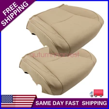 For 2003-2009 Lexus RX330 Front Bottom Replacement Leather Seat Cover Tan 2PCS
