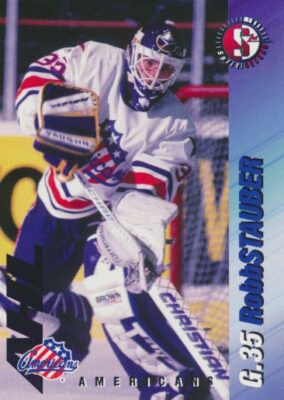 1995-96 Rochester Americans Team Issue # ROBB STAUBER