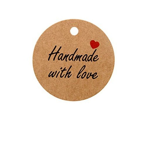 Luggage Wedding Party Jute Twine Hanging Label Tagging Handmade Kraft Gift Tags - Picture 6 of 15