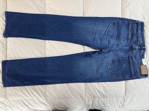 American Eagle Men's 34x34 AirFlex+ Original Bootcut Blue Jeans LN - Picture 3 of 6
