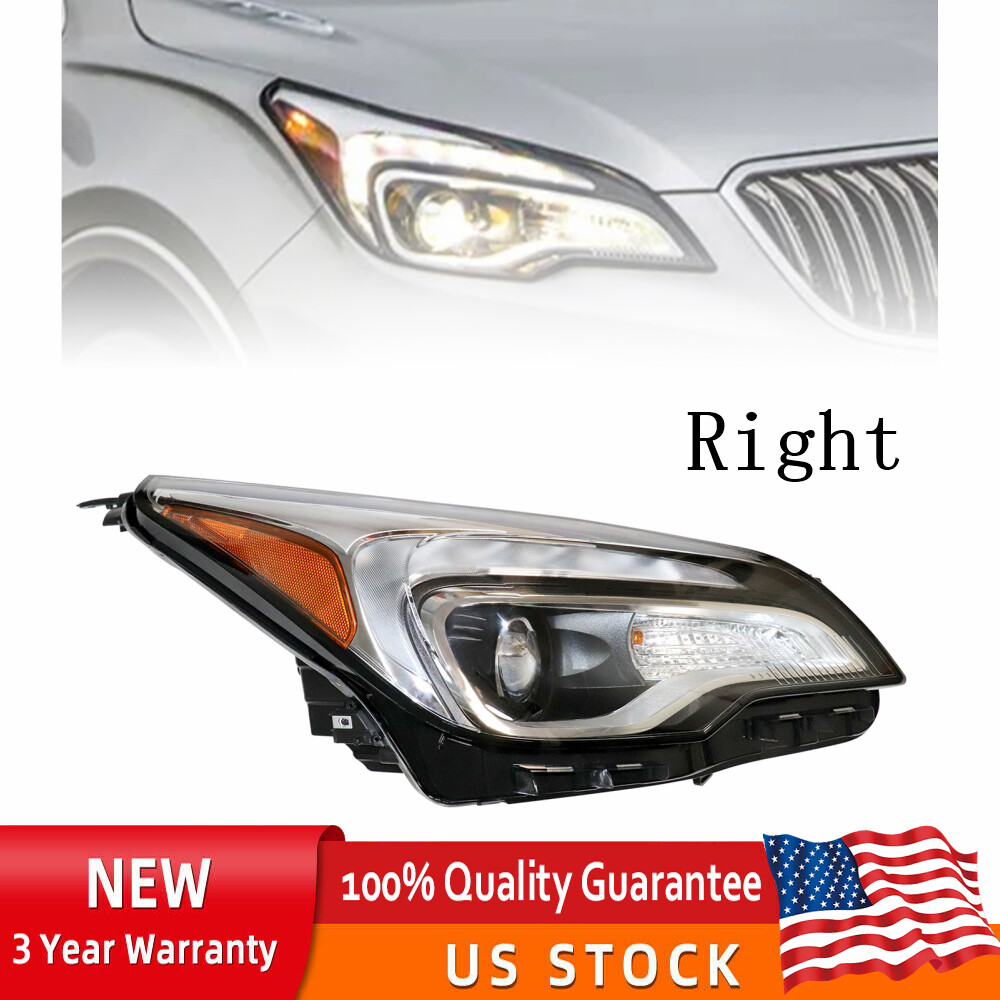 For 2016 2017 2018 Buick Envision Passenger Side LED Headlight Headlamp Assembly