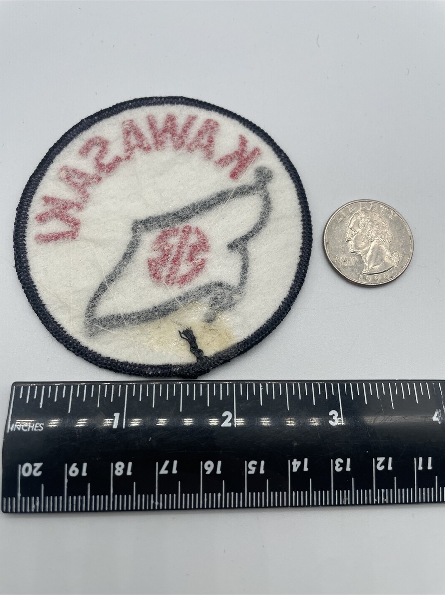 Kawasaki Motorcycles Vintage Patch NOS Biker Ninja ZX Dirt 70s Rat