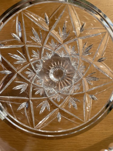 Fabelhafte große Vintage Stuart Kristallglas Vase ausgestellt 23 cm hoch - Bild 7 von 8