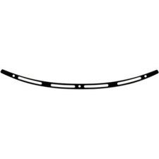 Memphis Shades MEB0974 Windshield Trim Chain Black Contrast Cut for 14-23