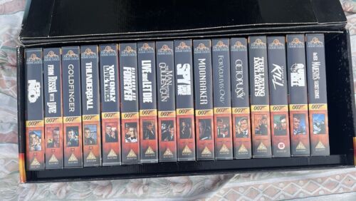 James Bond Video 007 VHS Collection Dr No To Goldeneye Missing 1 Cassette - Picture 5 of 18