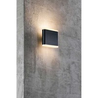 Nordlux Led AußEnleuchte Wandlampe Akron 11 Schwarz IP54 2 X 3W Warmweiß Up&Down