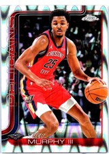 2025-26 TOPPS CHROME BASKETBALL X-FACTOR REFRACTOR TREY MURPHY III PELICANS #104