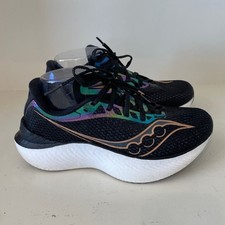 Saucony Women's Endorphin Pro 3 7.5 Black / Goldstruck S10755-10 Carbon Plate