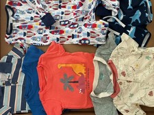 Lot of 7 Baby Boy 18 Months Body Sleepers Shorts Assorted Brands Pre-owned