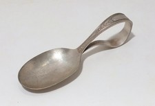 Vintage Oneida Baby Spoon Curved Handle Community Made Tudor Plate