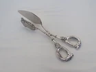 Beautiful Sterling Silver Handle Toast / Pastry Tongs ZO-2