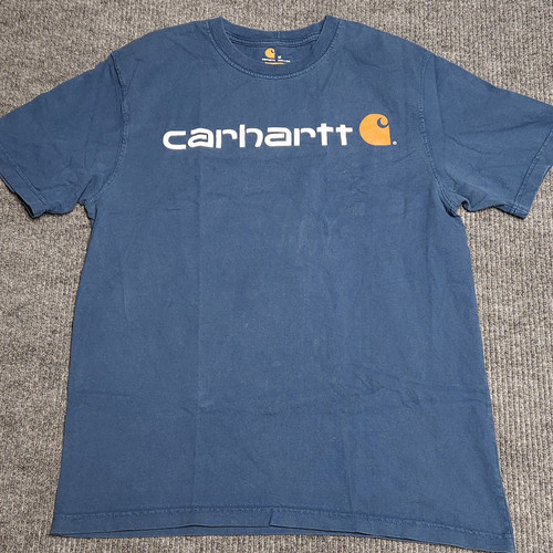 Carhartt Herren T-Shirt Erwachsene Medium Blau Graphic Tee Kurzarm Original Fit - Bild 3 von 6