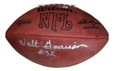 Walt Garrison Signed Official NFL Leather Football Cowboys BAS Beckett *22067