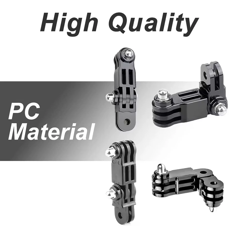 Supporto per Perno Di Estensione Braccio Regolabile a Tre Vie per Gopro Hero 13  - Immagine 3 di 4