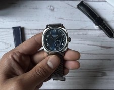 Duckworth Prestex Bolton Blue Automatic Mesh & 2 Leather Straps 200m WR Miyota