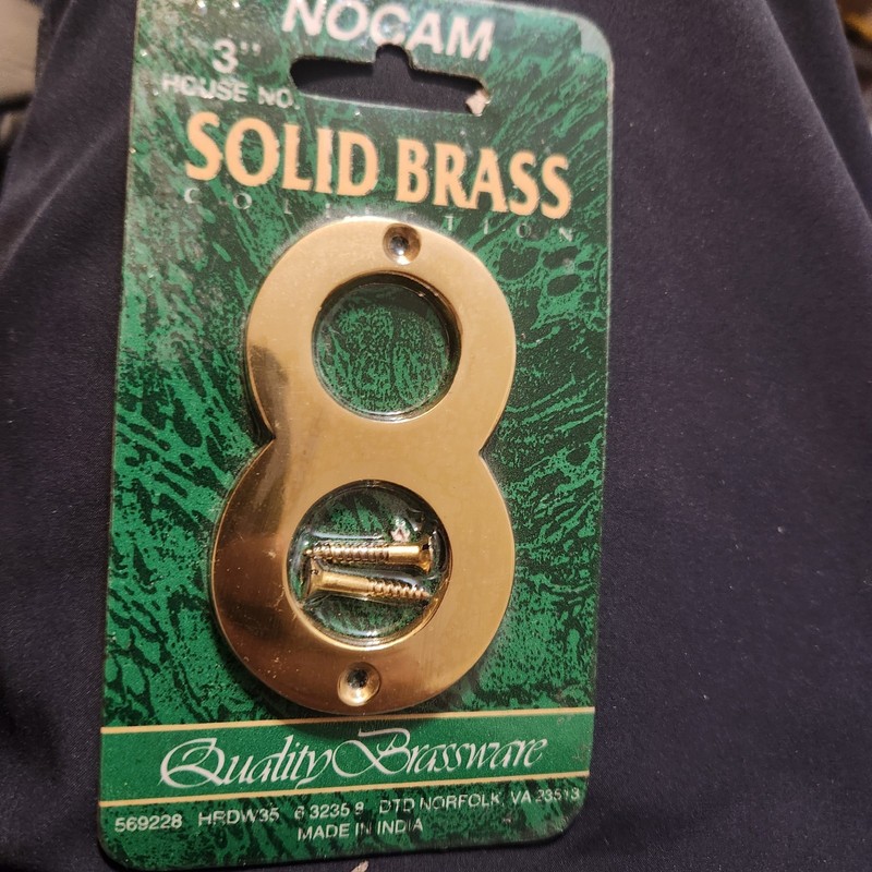 NOCAM 3 Inch Solid Brass New Unopened
