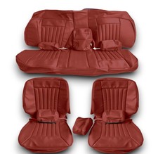 Sitzbezüge Bezüge für Mercedes Benz W126 SE SEL Limousine dunkelrot 1979 - 08/19