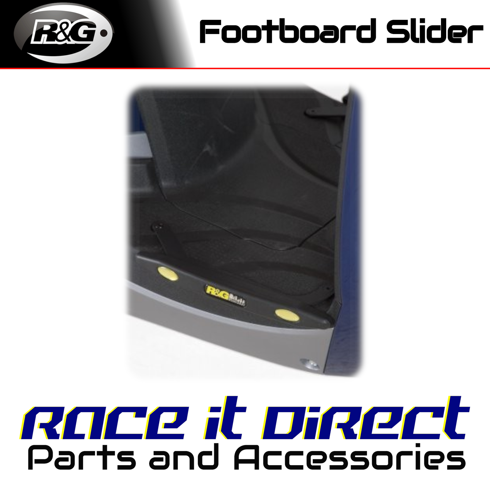 Footboard Sliders for Honda SH300i 2007-2012 R&G