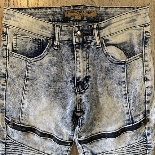 Brooklyn Laundry Jeans Straight Leg Light Blue Cotton Blend Men's Sz. 28 - Picture 8 of 11