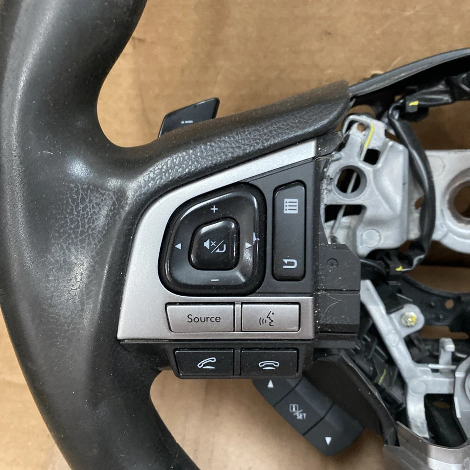 2015 2016 2017 Subaru Legacy Steering Column Wheel With Paddle 0006 - Image 2 of 4