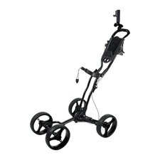 Chariot de golf pliable, polyvalent et portable avec frein