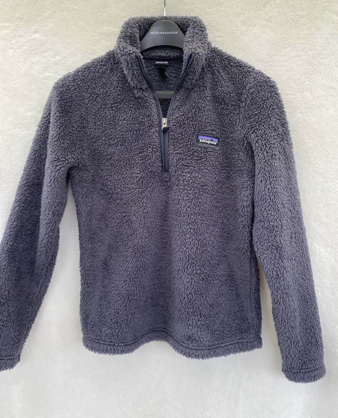 Patagonia Womens Los Gatos 1/4 Fleece Pullover Dark Blue Size Small thumbnail 2