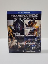 Transformers 5-Movie Collection Blu-Ray 6 Discs NO DIGITAL