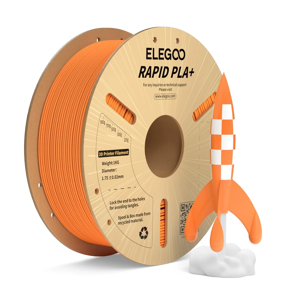 ELEGOO Rapid PLA+, RFID PLA (5x1kg mix)