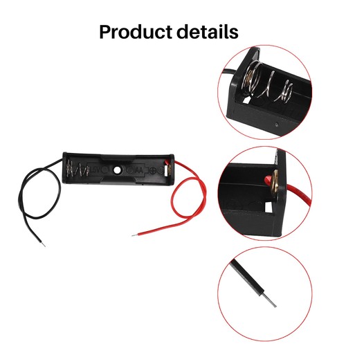 3X( (R) 6Pcs Beschaltet Verbinder 1,5V AAA Batteriehalter Kunststoff Gehaeu3136 - Afbeelding 6 van 8