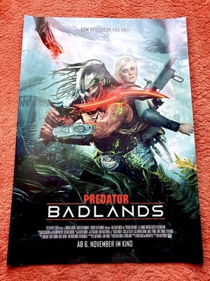 Predator Badlands Kinoplakat Poster A1, Elle Fanning
