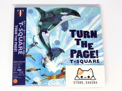 T-SQUARE TURN THE PAGE SACD From Japan CD + Blu-ray 9tracks Music
