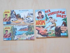 Konvolut 3 x Akim neue Serie , Original Bozzesi-Verlag  von 1960