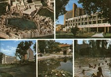 Romania Baile Felix multiview hotel fountain pool ~ postcard sku311
