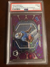 2023 Panini Mosaic - NFL Debut Jahmyr Gibbs #ND-10 No Huddle Purple Mosaic Prizm